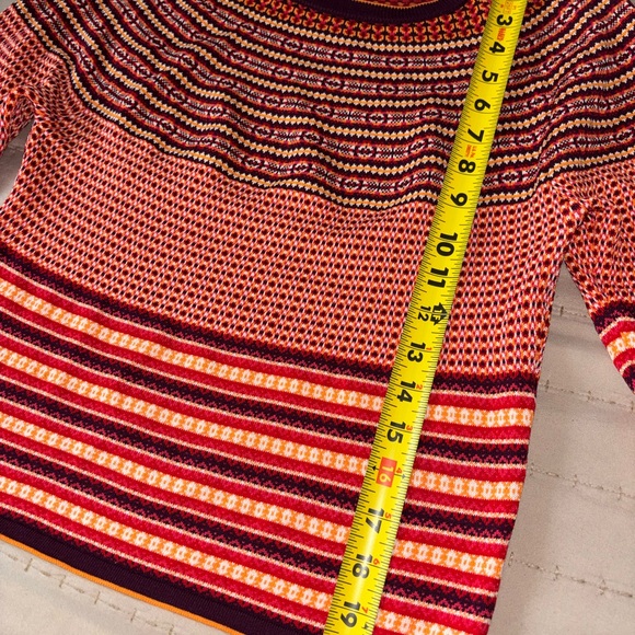 Zara Knit Multicolor Striped Women's Sweater - Picture 4 of 5